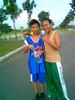 after Jog with my brother, Bubu