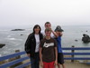 myself and my ten year old son and friends at the beach