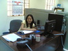 at my office