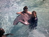 playing with the string rays