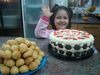 Cassy's 5 Birthday, Salty Cookies with sauciges & Black Forest Cake, all made by myself