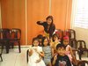 This photo was taken last Sunday, July 10, 2011 with the primary children-not to be one of them but to be one of their teachers. :)