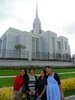 With friends at the Cebu Temple grounds