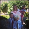 My 3 kids and I at my sons baptism