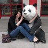 Me with a Panda statue