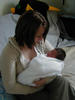 THis is me and Tim when he was 6 days old