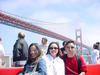 armie, maricel, & me - riding a ferry boat