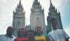 Me at the Salt Lake Temple.  I'm on the right, next to a girl that I dated, with part of her family :)
