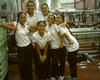 2 dishwashers(at the back), 3 bakers(the other girls surrounding me) and a pantry worker(me)
