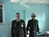 DMZ armastice room - standing in North Korea