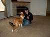 Me with my dog Bandit a year ago.