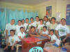 pose w/ the brgy. health workers