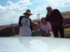 me, my brother, my mum and dad. Our first group pic of the trip
