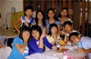with korean students