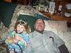 Dwane & granddaughter Jaidin at mountain cabin