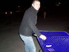 Me on the shopping cart of fun