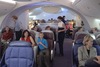 Boeing 787 DreamLiner Interior 1 - with People
