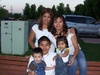 my brother, my sister and his son, and me and my daugther