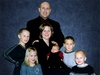 Older brother, Dave's family in Dec 2000