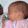 Avery & Macy, identical twins, Discover the pacifier