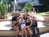 My friends and I near the Flamingo Pools