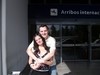 En el Aeropuerto de Tucumán con el Negro.