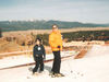 Skiing at Angel Fire with son