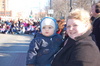 nephew and I at Boise Holiday Parade