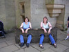Sharon and Gail in Warwick Castle