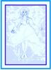 Blue Paper Angel Tree (Story Illustration)
