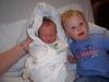 My Neice & Nephew on his birth day
